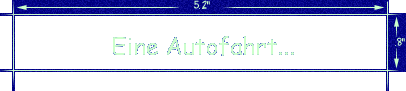 Eine Autofahrt...