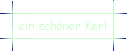 ein schner Kerl